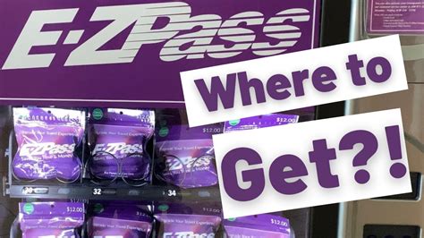The following locations have E-ZPASS transponders available for purchase. 